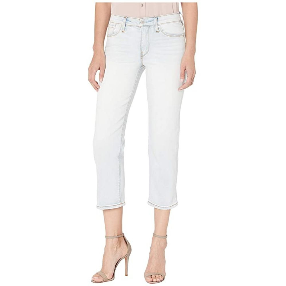 Hudson Stella Wake Up Straight Leg Cropped Jeans